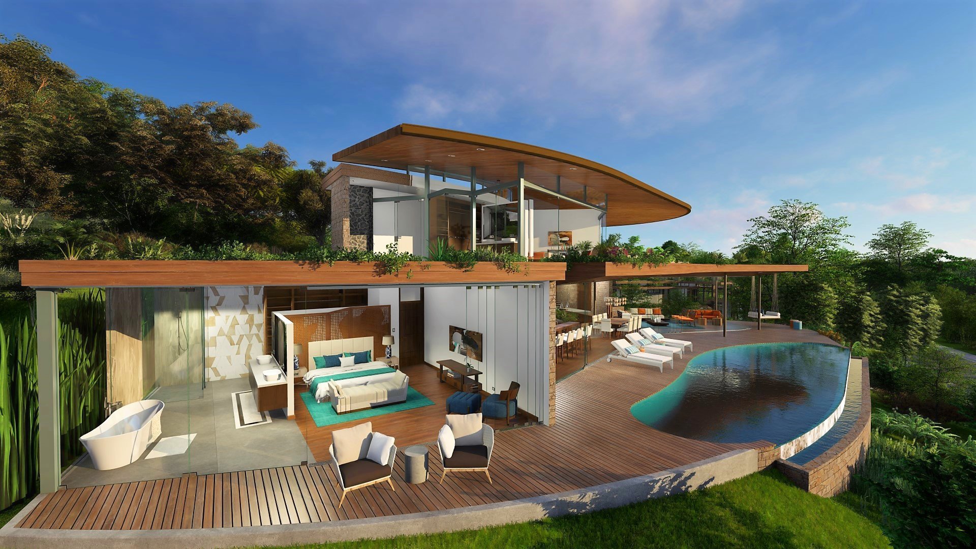 7219-La luxueuse villa d'architecte en vente à Playa Grande au Costa Rica