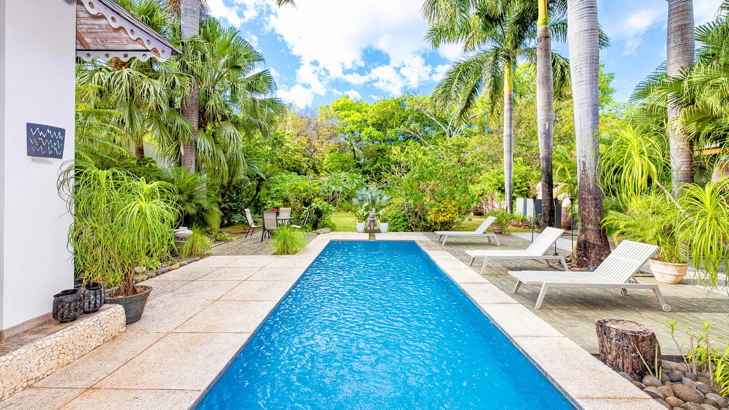 9576-Autre angle de vue sur la piscine avec le jardin à l'arrière-plan