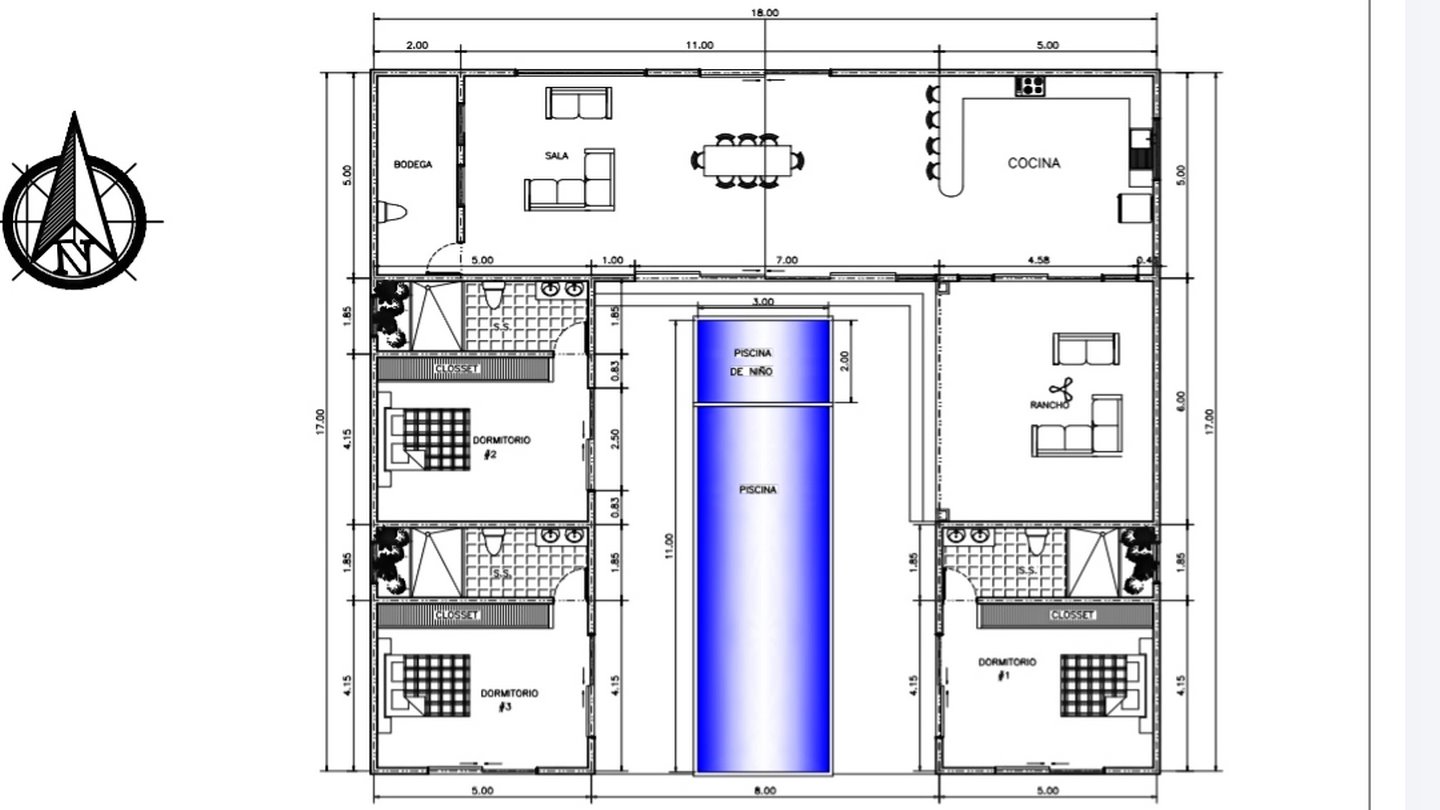 9681-Plan de la villa 