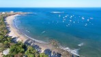 9730-Vue aérienne de la plage de sable fin de Tamarindo