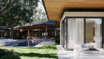 12234-Vue de côté de la piscine et du jardin