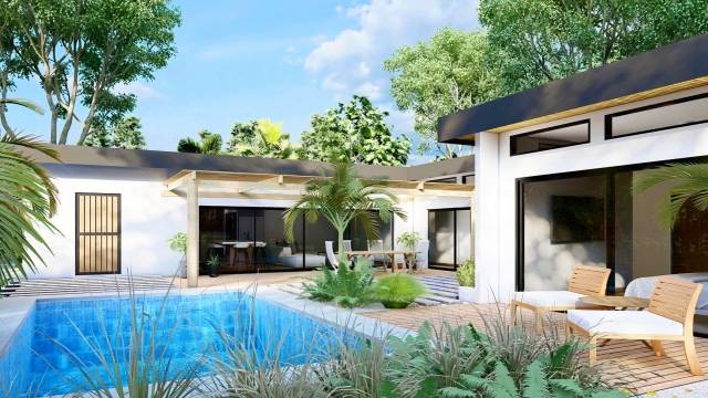 A Playa Grande, maison neuve à vendre avec une piscine.