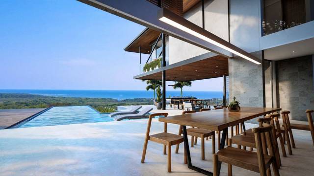 Luxueuse villa à vendre sur les hauteurs de Tamarindo avec splendide vue mer...