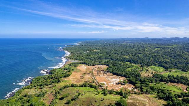 Tout près de San Juanillo, terrains à vendre dans un grand domaine privé de bord de mer.